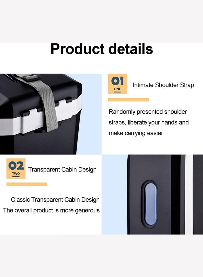 Portable Fridge 10 Litre Mini Car Refrigerator,Camping Refrigerator,Portable Fridge,12V Mini Personal Fridge for Camping, Outdoor Travel