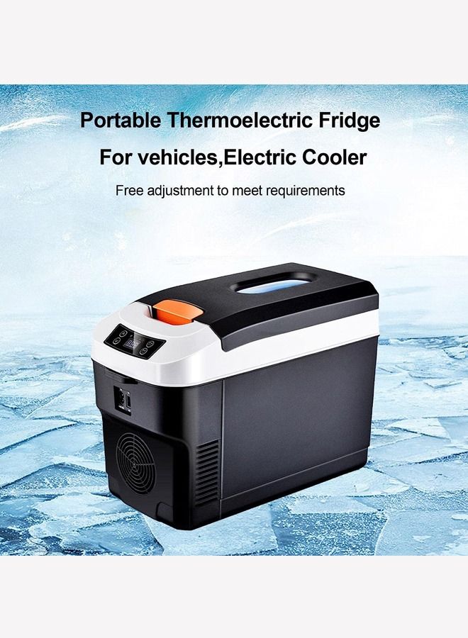 Portable Fridge 10 Litre Mini Car Refrigerator,Camping Refrigerator,Portable Fridge,12V Mini Personal Fridge for Camping, Outdoor Travel