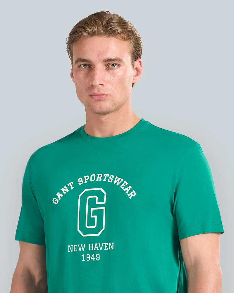 GANT Gant Graphic Short Sleeve T-Shirt For Men (Black)