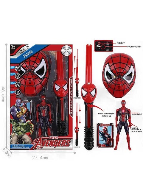 SpiderMan Toy Mask Cosplay Set