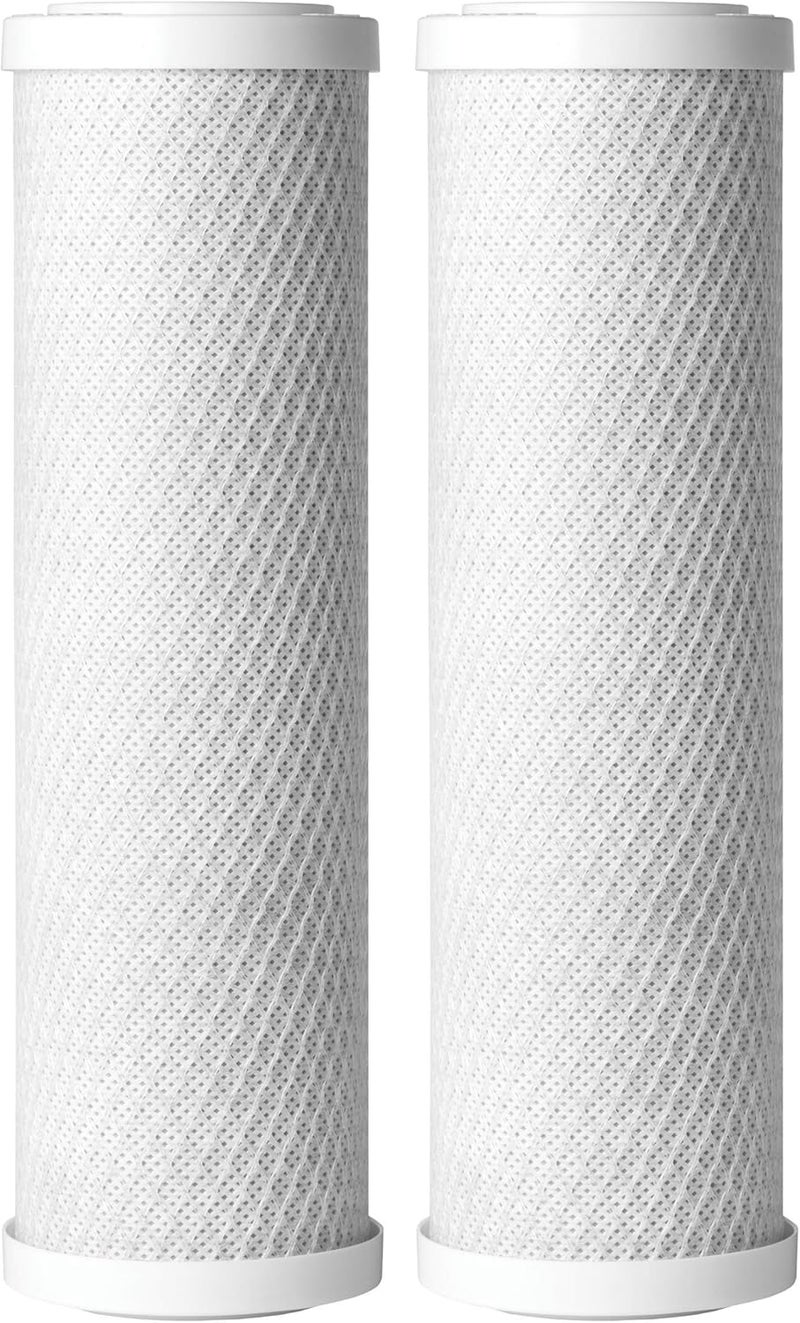 AO Smith 2.5"x10" 5 Micron Carbon Block Sediment Water Filter Replacement Cartridge - 2 Pack - For Whole House Filtration Systems - AO-WH-PRE-RC2 - Image 1