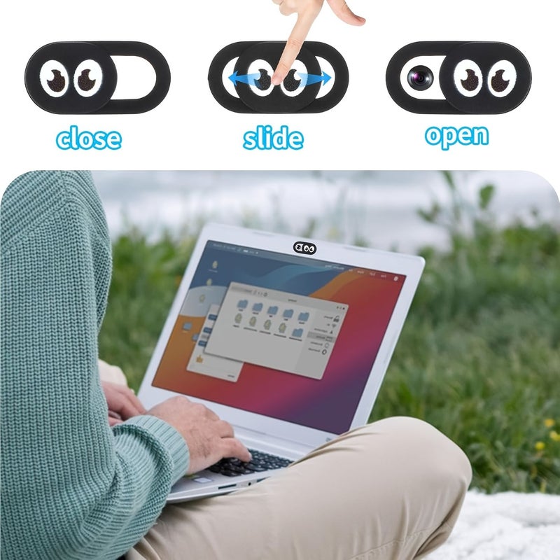 8 Pcs Ultra Thin Webcam Cover Sliders For Privacy Protection Strong Adhesive - Image 5