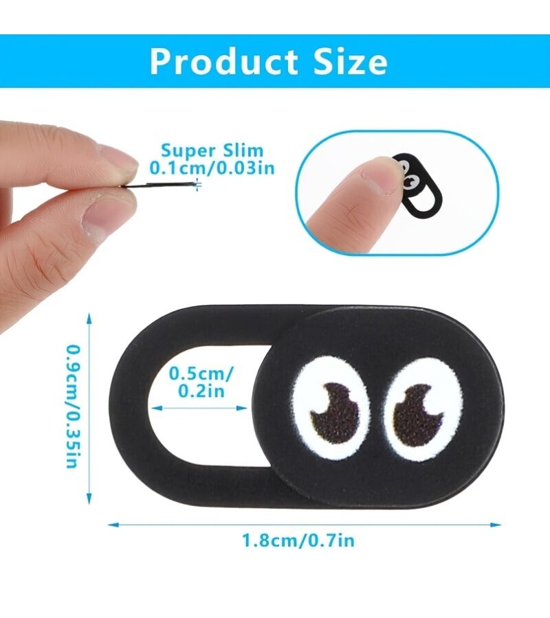8 Pcs Ultra Thin Webcam Cover Sliders For Privacy Protection Strong Adhesive - Image 2