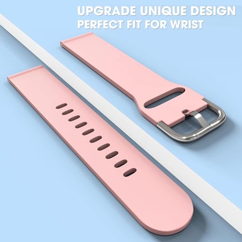 SKYCELL Smart Watch Strap Band for Men & Women Compatible for Boat Xtend, Boat Xtend Pro Pack of 4 Black, Blue, Pink & Grey - Image 2