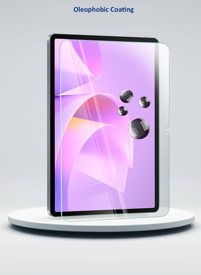دبليو تيك واقي شاشة لوحي هواوي ميت باد 11.5 S 2026 (11.5 بوصة) من سلسلة WTech المتميزة بحواف منحنية زجاج مقوى كامل التغطية 9H عالي الدقة (TSGPCN) - شفاف - Image 5