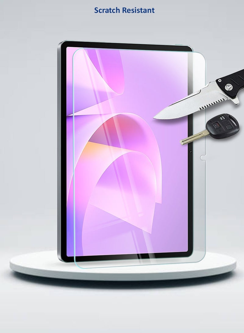 دبليو تيك واقي شاشة لوحي هواوي ميت باد 11.5 S 2026 (11.5 بوصة) من سلسلة WTech المتميزة بحواف منحنية زجاج مقوى كامل التغطية 9H عالي الدقة (TSGPCN) - شفاف - Image 4