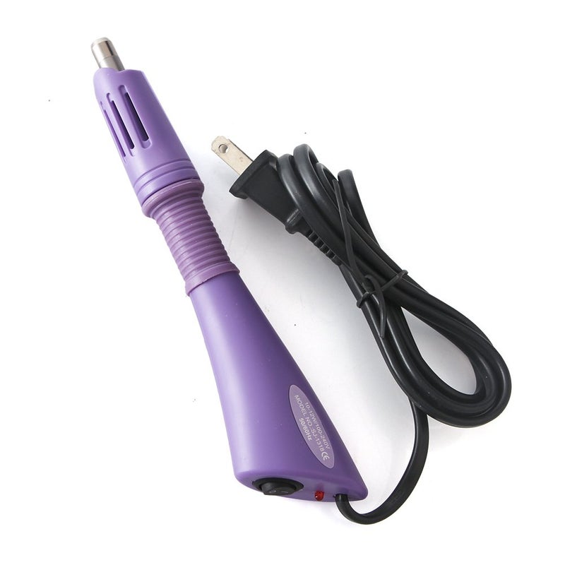 Co-link Hotfix Rhinestone applicator 7 in 1 Professional Iron-on Hot Fix Wand Crystal Gem Rhinestone Heat-fix Tool (Purple) - Image 5