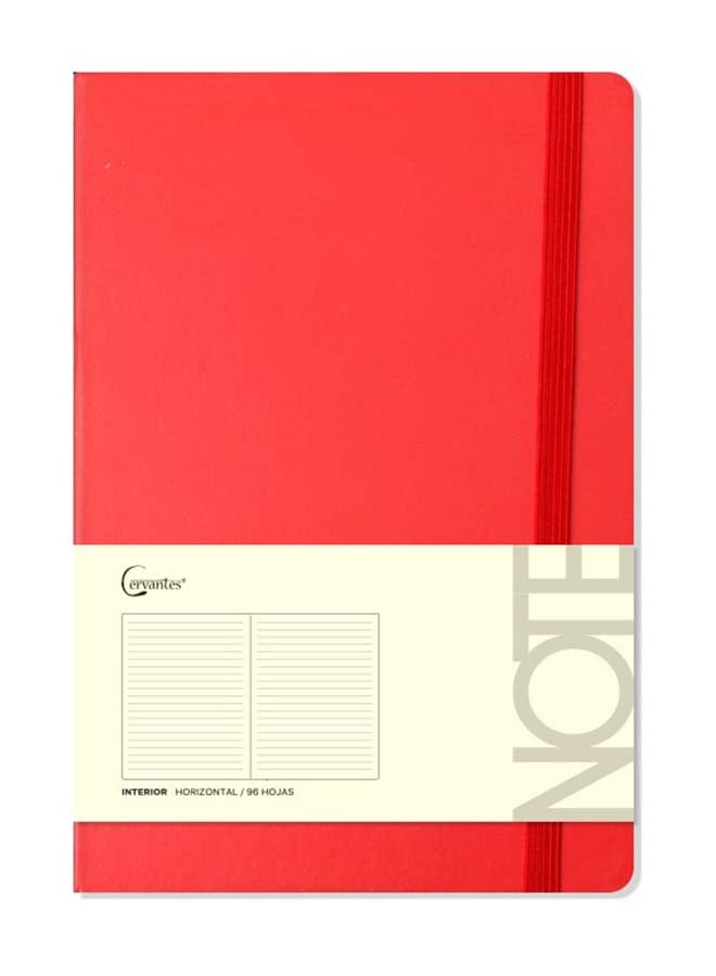 Cervantes دفتر محدود بغطاء من الكرتون المقوى - A5