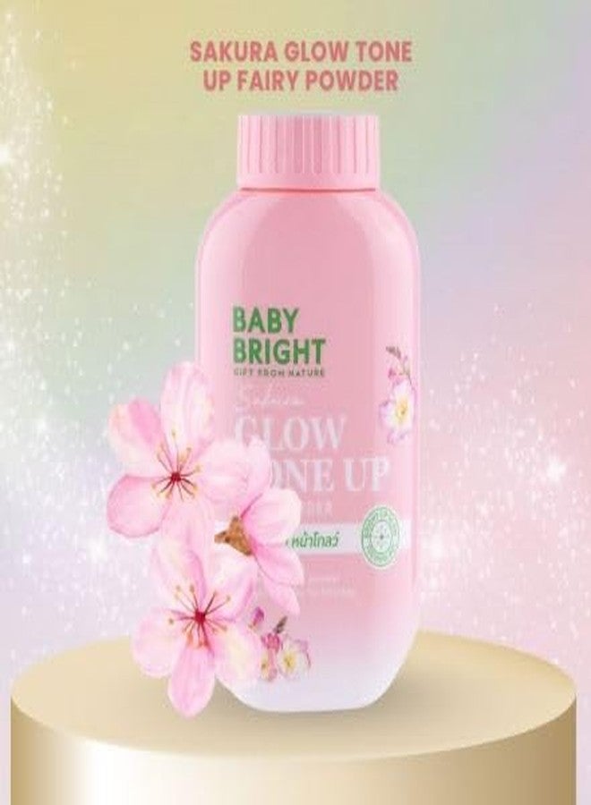VIRAVIN HOUSEWARE Baby Bright Sakura Glow Tone Up Fairy Powder with Sakura Extract (Shimmer Finish) – 50g - Image 2