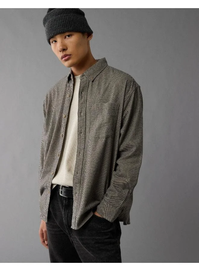 امريكان ايجل قميص كاروهات بأزرار AE Everyday Flannel