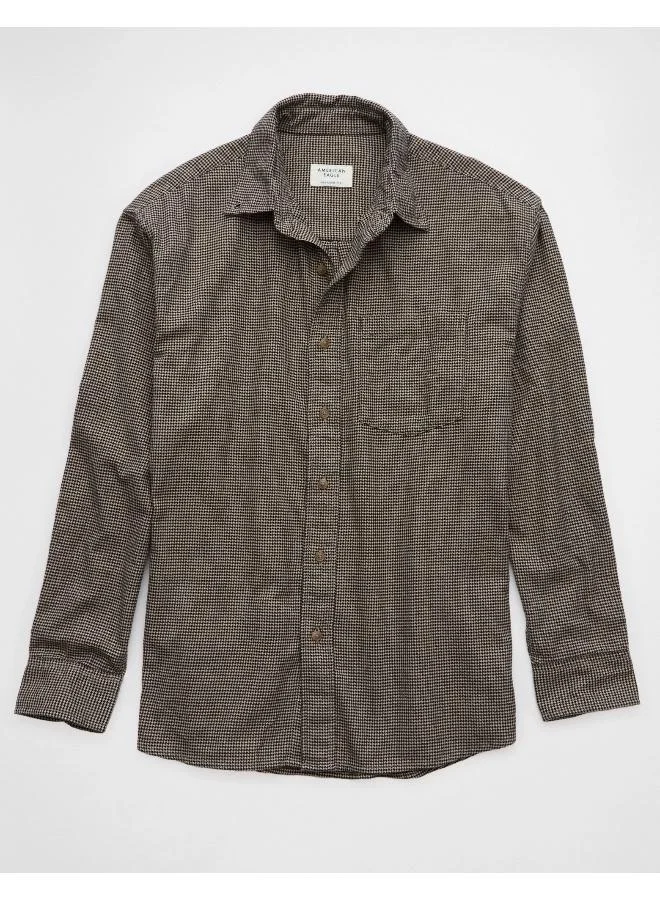 امريكان ايجل قميص كاروهات بأزرار AE Everyday Flannel
