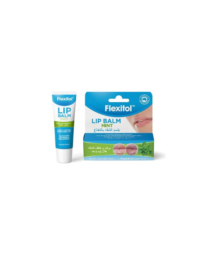 Flexitol Lip Balm Mint 10g 