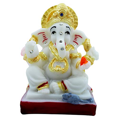 Karigaari - Ideas Hand Crafted Multi Colour Ganpati Idol for Home Décor - Image 2
