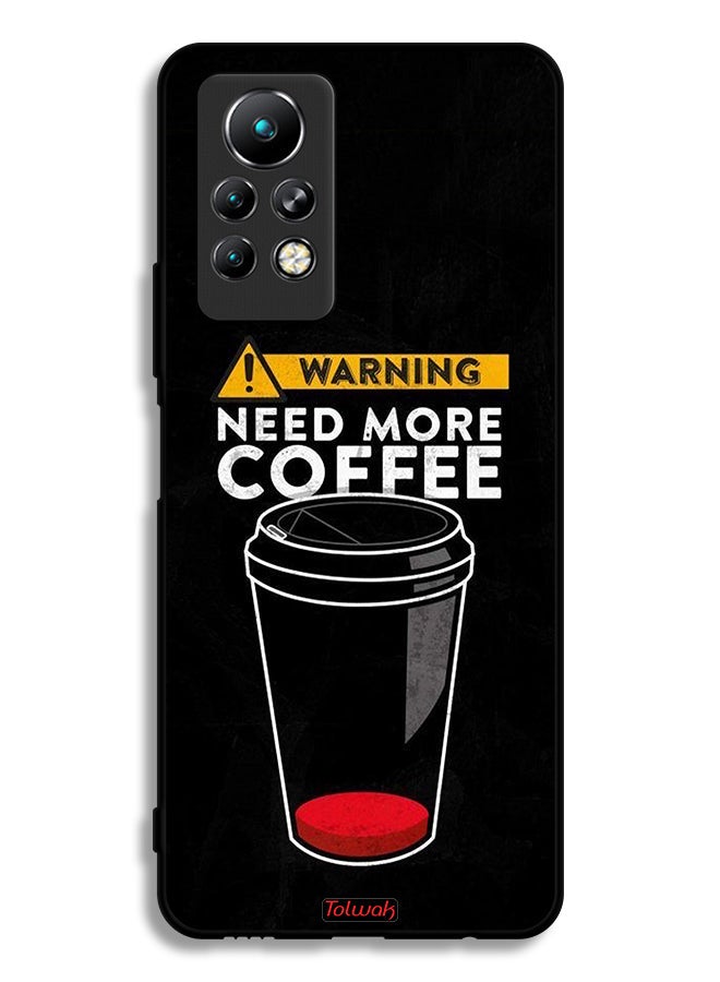 Tolwak Infinix Note 11 Pro Protective Case Cover Need More Coffee - Image 2
