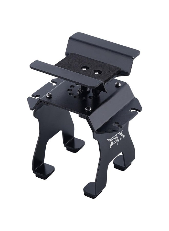 DJX Aluminum RC Car Work Stand with Shock Holder for TRX4M Axial SCX24 AX24 C10 Bronco SCX30 Redcat Ascent-32 Etc 1/18 1/24 1/30 1/32 RC Crawler Car Upgrades (Black) - Image 1