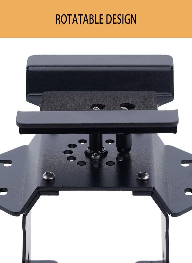 DJX Aluminum RC Car Work Stand with Shock Holder for TRX4M Axial SCX24 AX24 C10 Bronco SCX30 Redcat Ascent-32 Etc 1/18 1/24 1/30 1/32 RC Crawler Car Upgrades (Black) - Image 2