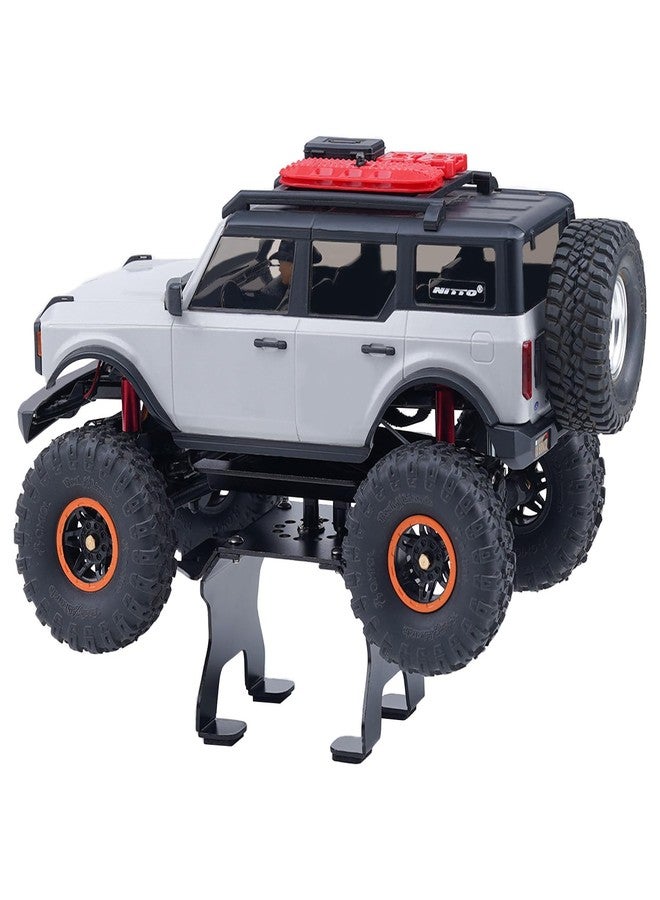 DJX Aluminum RC Car Work Stand with Shock Holder for TRX4M Axial SCX24 AX24 C10 Bronco SCX30 Redcat Ascent-32 Etc 1/18 1/24 1/30 1/32 RC Crawler Car Upgrades (Black) - Image 5