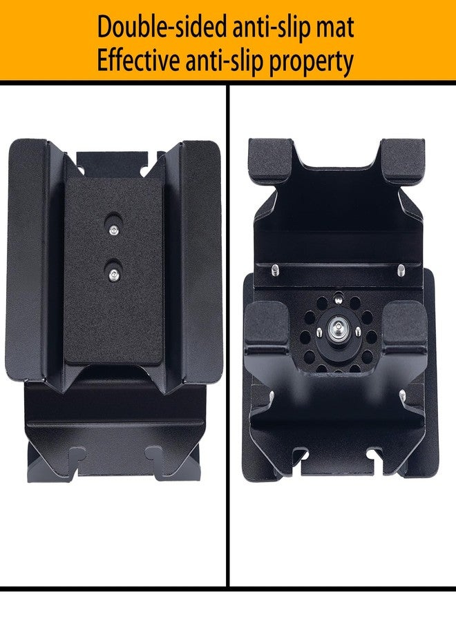 DJX Aluminum RC Car Work Stand with Shock Holder for TRX4M Axial SCX24 AX24 C10 Bronco SCX30 Redcat Ascent-32 Etc 1/18 1/24 1/30 1/32 RC Crawler Car Upgrades (Black) - Image 3