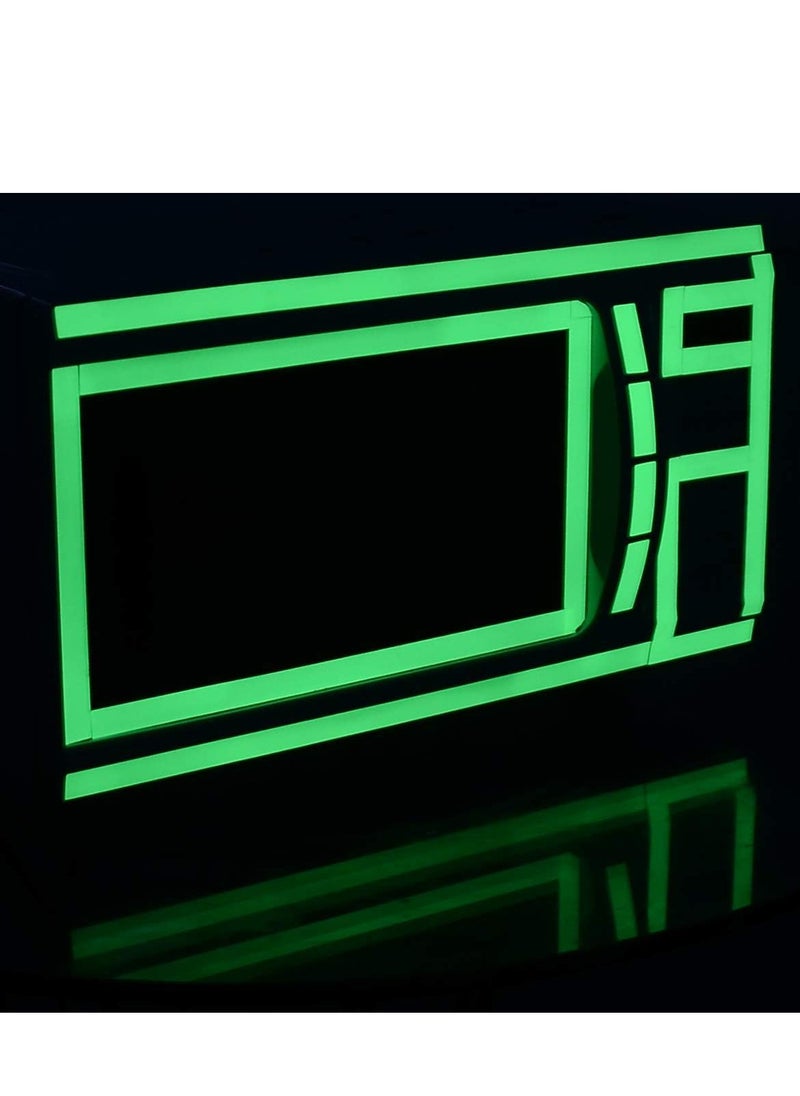 ECVV - 2 Pcs Luminous Tape, 390 inch in total,Green and Blue Wall Sticker Luminous Tape Sticker Nonslip DIY Home Wall Sticker Tape Per roll 33 feet Length, 0.6Inch Width - Image 1