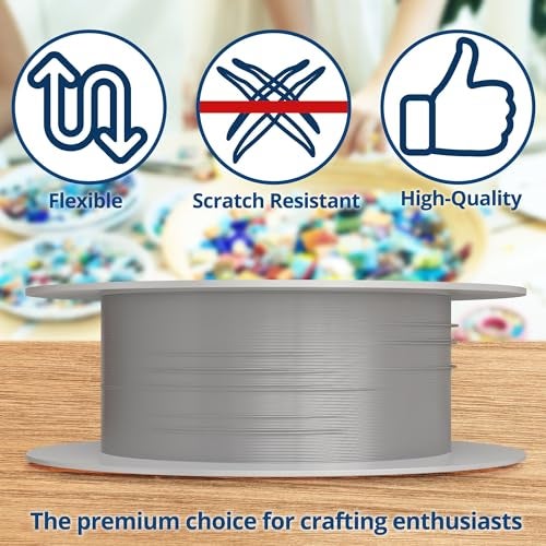 Soft Flex 49 Strand Beading Wire - Heavy 0.24 Diameter - 30 Feet Nylon Design Wire - Image 3