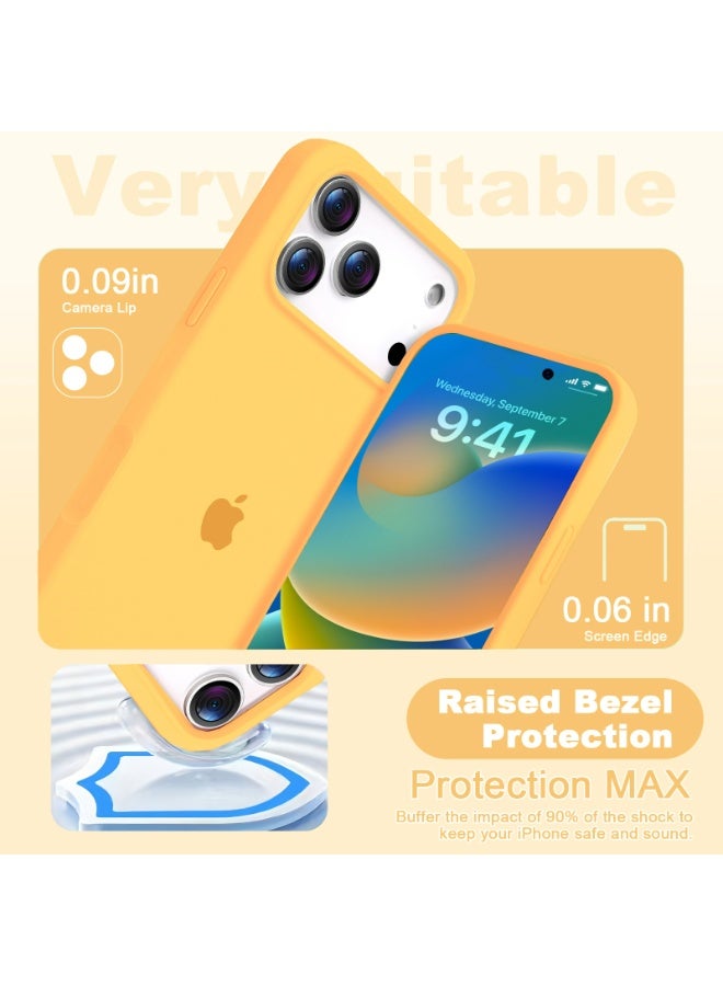 أوللاي آيفون 17 برو ماكس كيس واقي، مادة السيليكون، مقاومة للصدمات مع حماية عدسة الكاميرا وتغطية زر التحكم، غطاء واقي مضاد للصدمة الهاتف المحمول، متوافق مع إكسسوارات MagSafe - Image 4