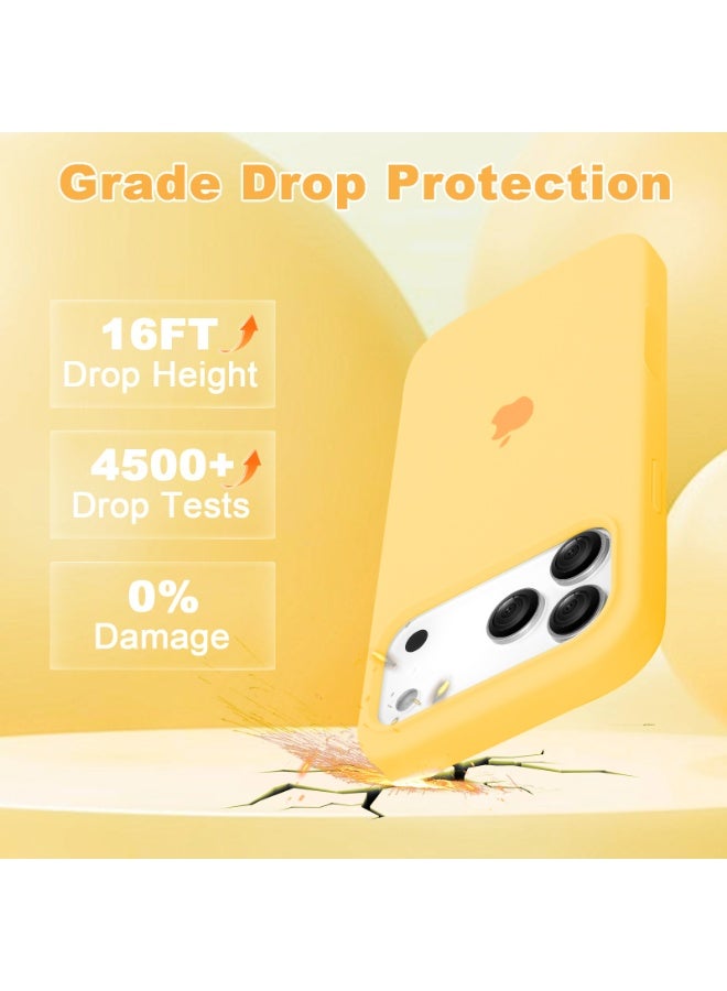 أوللاي آيفون 17 برو ماكس كيس واقي، مادة السيليكون، مقاومة للصدمات مع حماية عدسة الكاميرا وتغطية زر التحكم، غطاء واقي مضاد للصدمة الهاتف المحمول، متوافق مع إكسسوارات MagSafe - Image 3