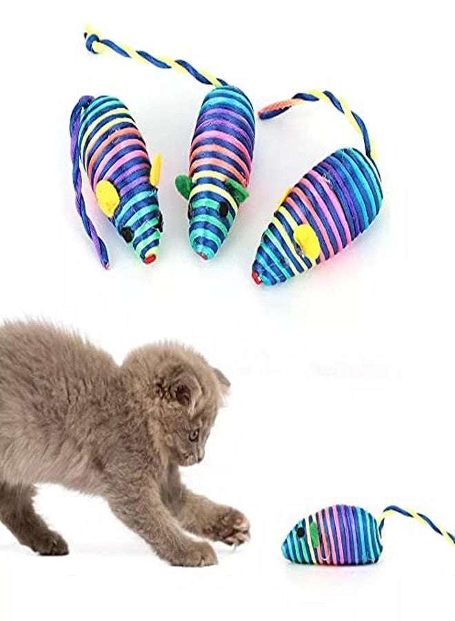BUSHIKO Mouse Shaped Cat Toys | Kitten Pet Flush Teaser Toys Pet Cats| Interactive Exerciser Cat Toy | (Ordinary Tail) - Image 3