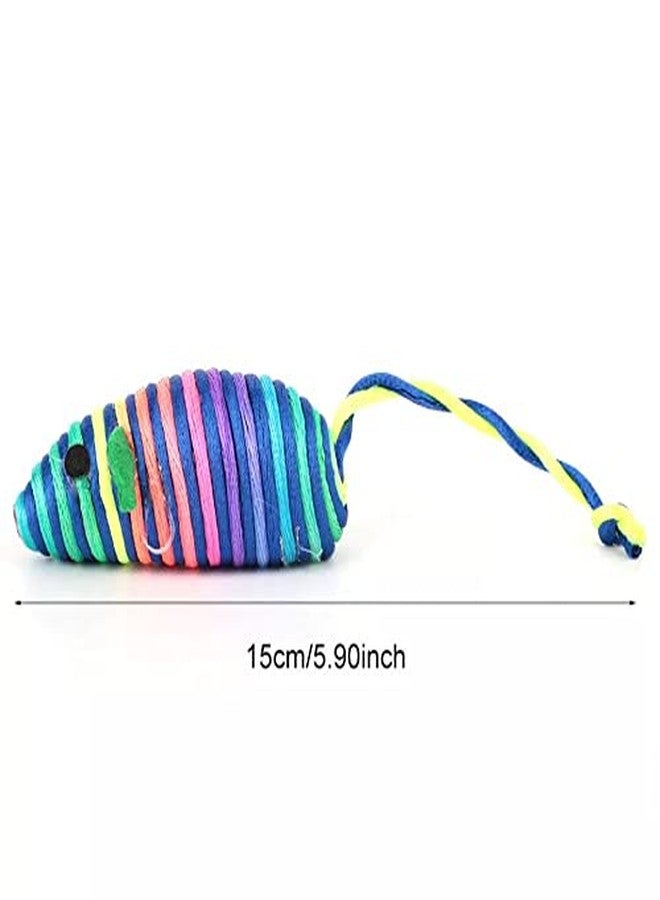 BUSHIKO Mouse Shaped Cat Toys | Kitten Pet Flush Teaser Toys Pet Cats| Interactive Exerciser Cat Toy | (Ordinary Tail) - Image 5