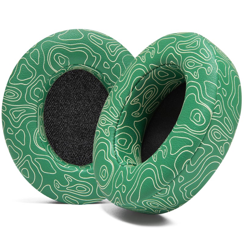 WC Wicked Cushions Replacement Ear Pads for Beats Studio 2 & 3 (B0501, B0500) Wired & Wireless | Does NOT Fit Beats Solo | Softer PU Leather, Enhanced Foam & Stronger Adhesive | Emerald Tide - Image 1