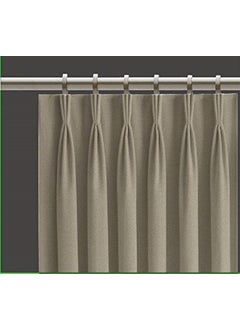 Generic Blackout Pinch Pleat & Thermal Insulated Room Darkening Curtains for Bedroom,Living Room,Dining Room & Study Rooms Set of 2 Panels- (Solid Taupe, 9 FT)  - Image 4