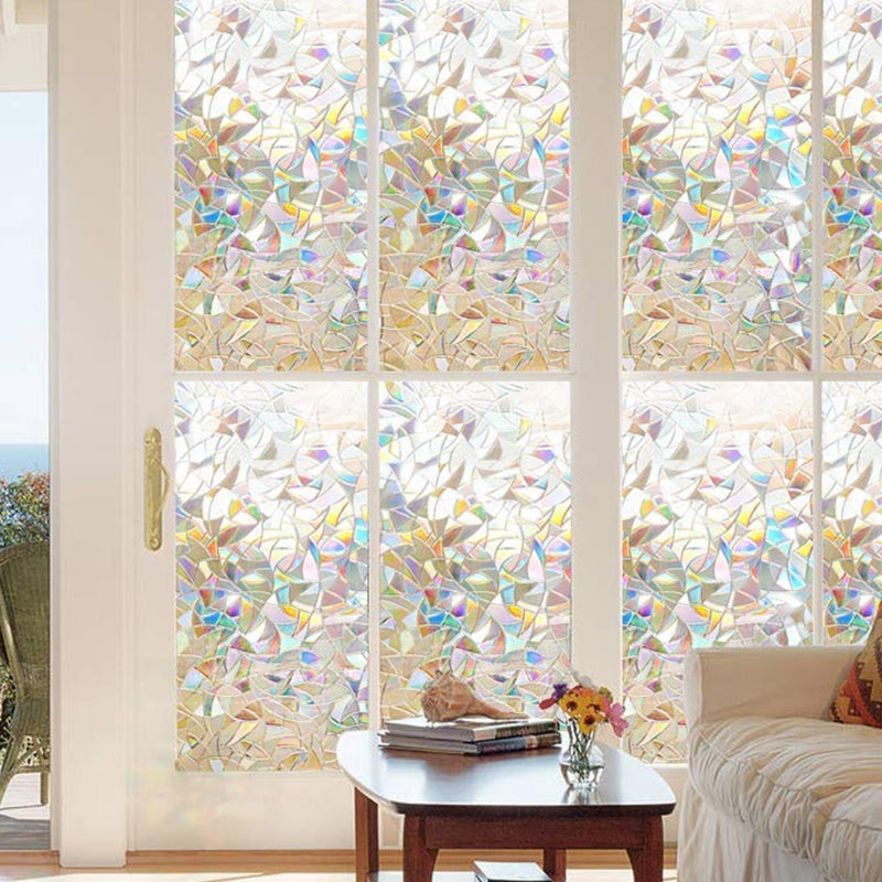 3D Non-Adhesive Window Film Decorative Privacy Static Clings Window Stickers Glass Film - Image 4