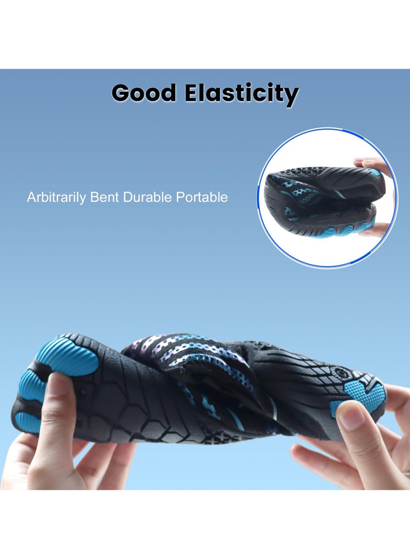 SOLARAE Water Shoes for Men Women, Quick Drying Lightweight Barefoot Sports Aqua Shoe, Swim Shoes,Pool Shoes,Barefoot Shoes for Water Sport, Beach Pool Surf, Diving Hiking Sailing Travel (Size: 8025 /42) - Image 5