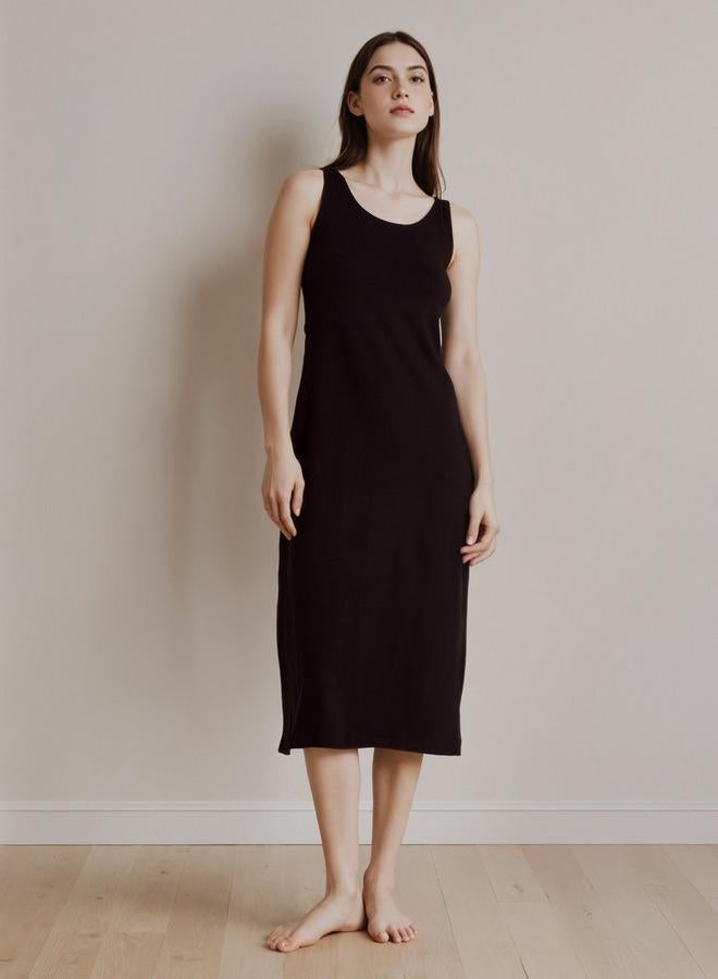 سبلاش فيڤ فستان سليب طويل بدون أكمام - Image 1