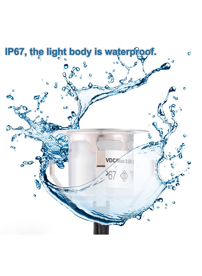 Loquat 10 Piece LED Deck Lights 6W White 28.0 X 15.5 X 6.0cm - Image 4