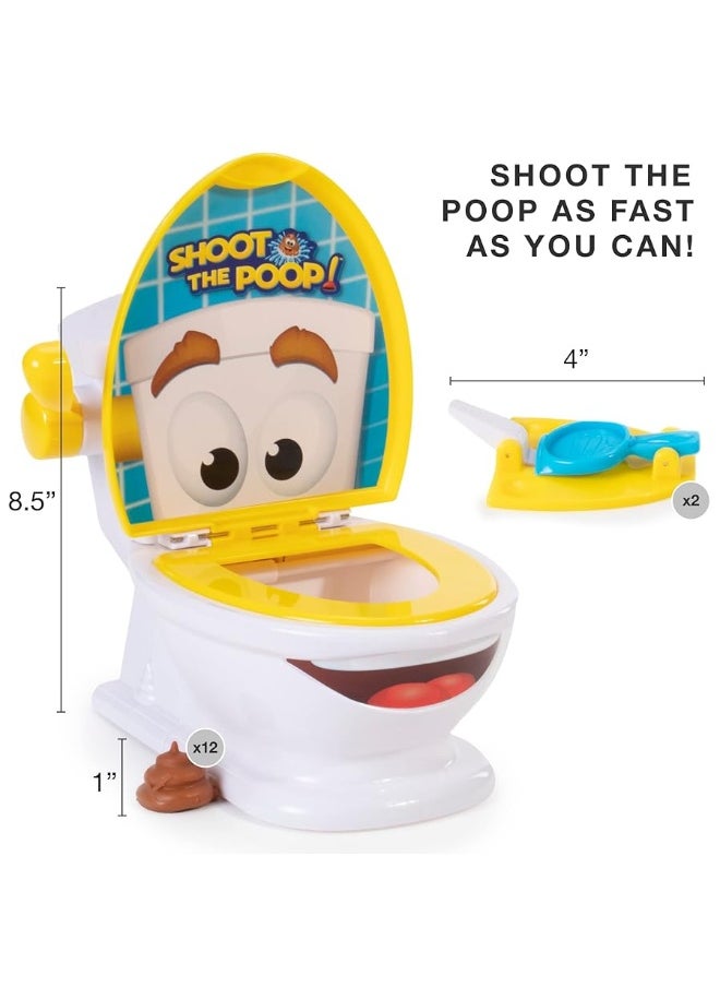 Brybelly - Brybelly The Original Shoot The Poop - Funny Family Game - Fast and Frenzied Flushing Poop Game with Fun Sounds for Kids - Image 1