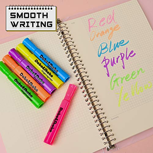 Dabo&Shobo Dabo & Shobo Highlighters Set of 48,Colored Markers And Beautiful Combination Set Liquid Ink Fast Drying And Not Easy To Fade Are Suitable For Classroom, Office And Shop Short Style - Image 3