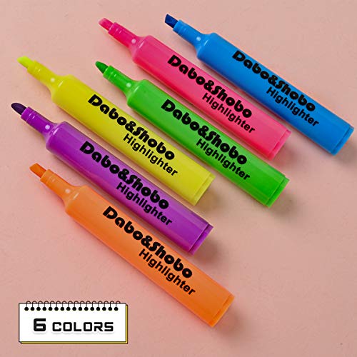 Dabo&Shobo Dabo & Shobo Highlighters Set of 48,Colored Markers And Beautiful Combination Set Liquid Ink Fast Drying And Not Easy To Fade Are Suitable For Classroom, Office And Shop Short Style - Image 2