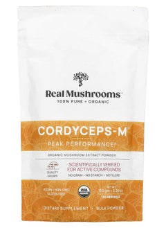Real Mushrooms Cordyceps-M Organic Mushroom Extract Powder 5.29 oz (150 g) 