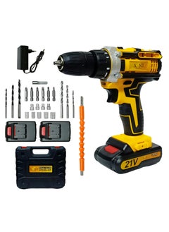 ZASH ZASH XLNT CORDLESS DRILL MACHINE KIT Cordless Drill x221V Batterywith 2 Speed and 24pc Accessories Cordless Drill 10 mm Chuck Size  - Image 2