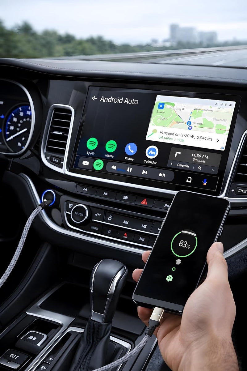 سيزمي ✦ كيبل USB-A الى USB-C للمنزل والسيارة من سيزمي، 1 متر | شاحن سريع 15 واط 5 فولت 3 امبير | USB 2.0 480Mbps | متوافق مع ايفون 17/16/15 وسامسونج جالكسي واللابتوب والسيارات والشواحن والكمبيوتر والمزيد - Image 2