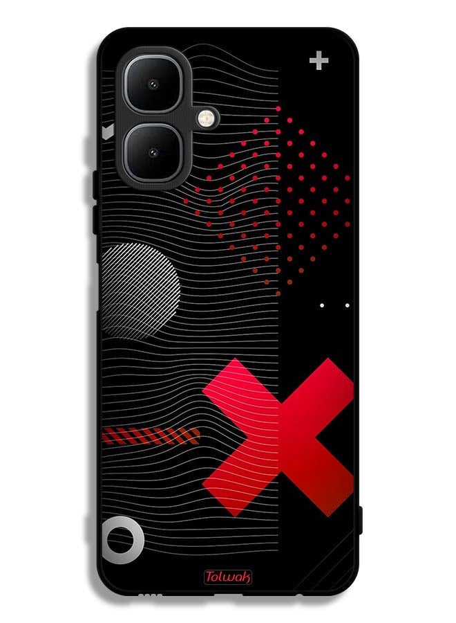 Tolwak Tecno Pop 10 Protective Case Cover Cross Sign