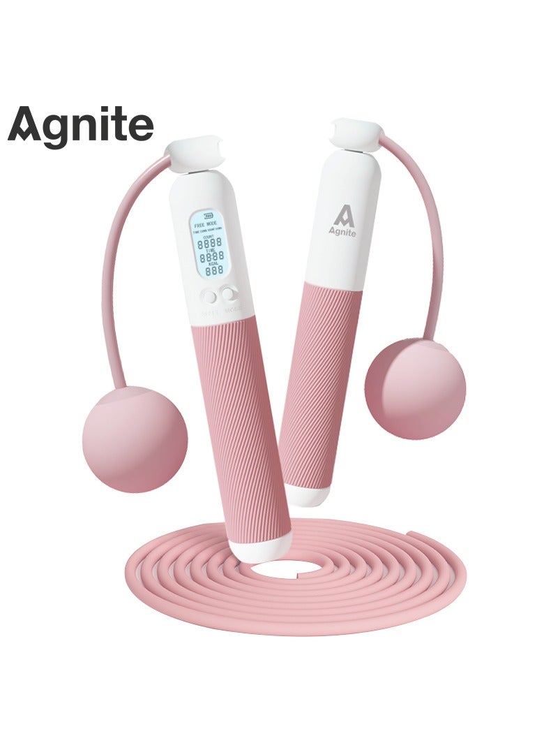 Deli Deli Agnite Er041 Electronic Counting Jump Rope, Corded & Cordless Skipping Rope With Led Hd Screen Counter, Adjustable Length, And Anti-Slip Handles For Cardio, Fat Burning, And Home Workouts.  - Image 3