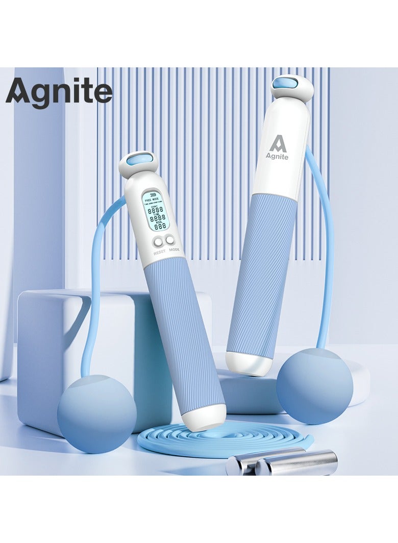 Deli Deli Agnite Er041 Electronic Counting Jump Rope, Corded & Cordless Skipping Rope With Led Hd Screen Counter, Adjustable Length, And Anti-Slip Handles For Cardio, Fat Burning, And Home Workouts.  - Image 2