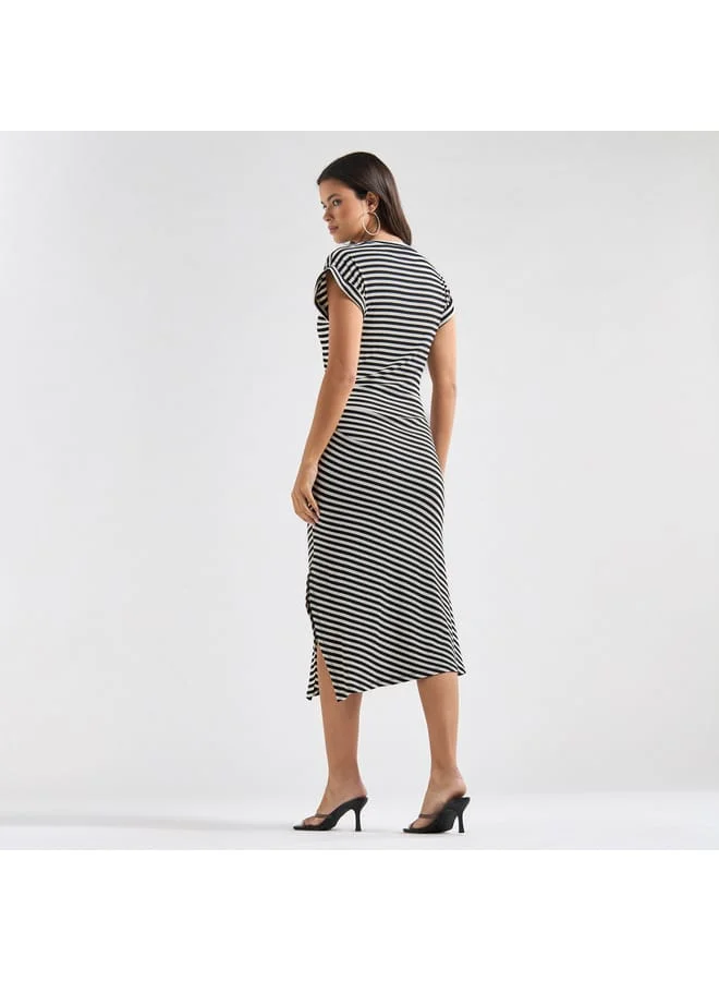 Splash FAV Striped T-Shirt Dress
