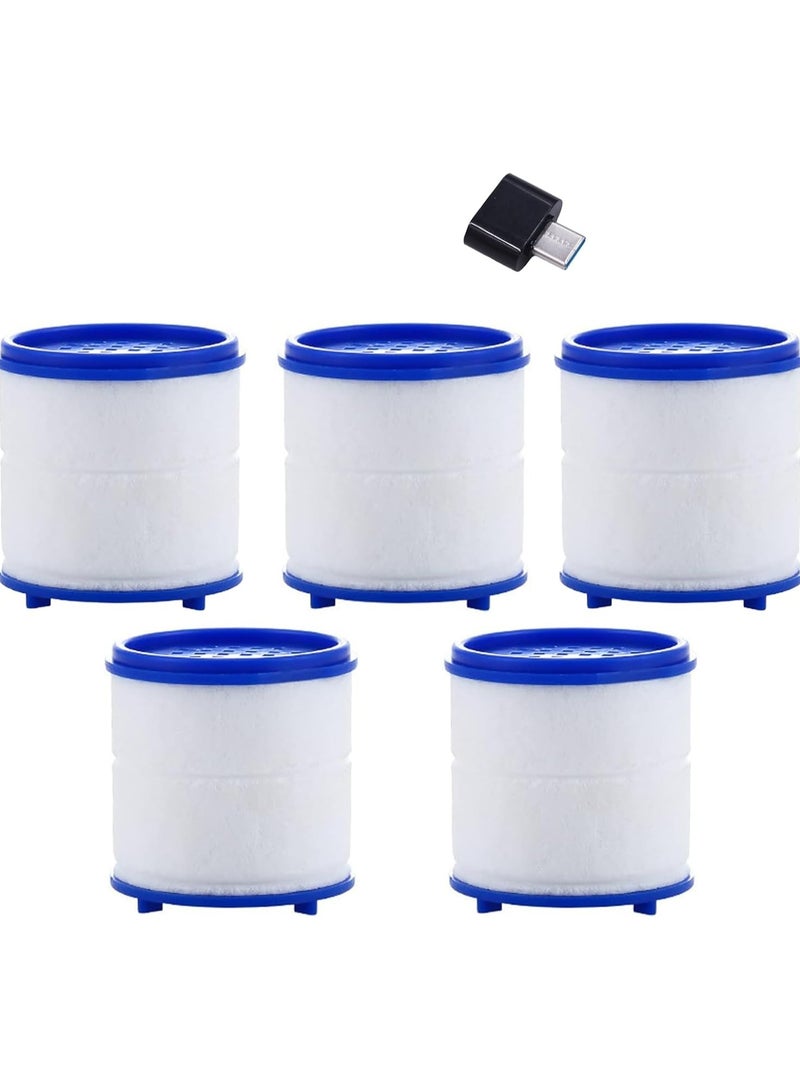 Oasisgalore 20 Pcs Water Faucet Filter Cartridge Replacements,Sink Water Filter for Faucet Kitchen Bathroom Sink Filter Removes Chlorine Fluoride Heavy Metals - Image 3
