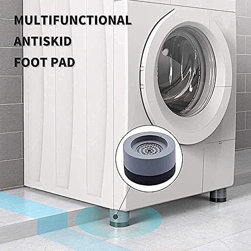 AMENDAS Anti Vibration Pads for Washing Machine Stand Rubber Feet Pads for Fridge Tank Tread Grip for Washer and Dryer, Protects Laundry Room Floor for Home Appliances - Image 4