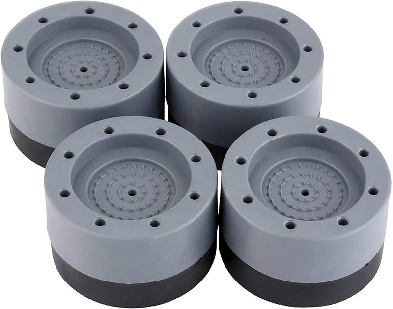 AMENDAS Anti Vibration Pads for Washing Machine Stand Rubber Feet Pads for Fridge Tank Tread Grip for Washer and Dryer, Protects Laundry Room Floor for Home Appliances - Image 1