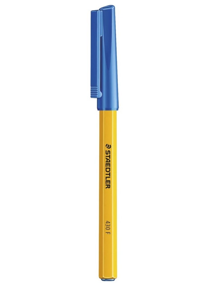 STAEDTLER Stick Ballpoint Pen Blue - Fine 430F  - Image 2