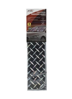 AUTOSMART Diamond Plate Standard Carshade Silver 61 x 147 cm 5041594  - Image 1