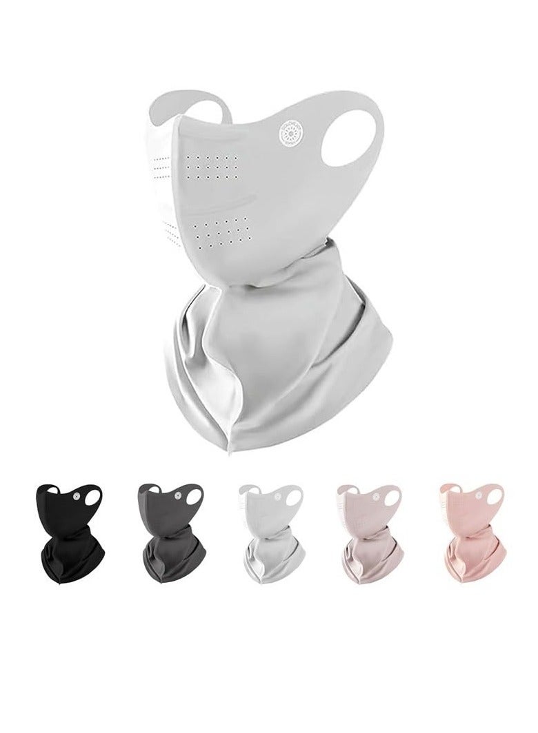 Bukela 5D Cartilage Neck Sun Protection Mask,Sunscreen Face Mask for Women,Summer Outdoor Sports,for Fishing Hiking Cycling - Image 1